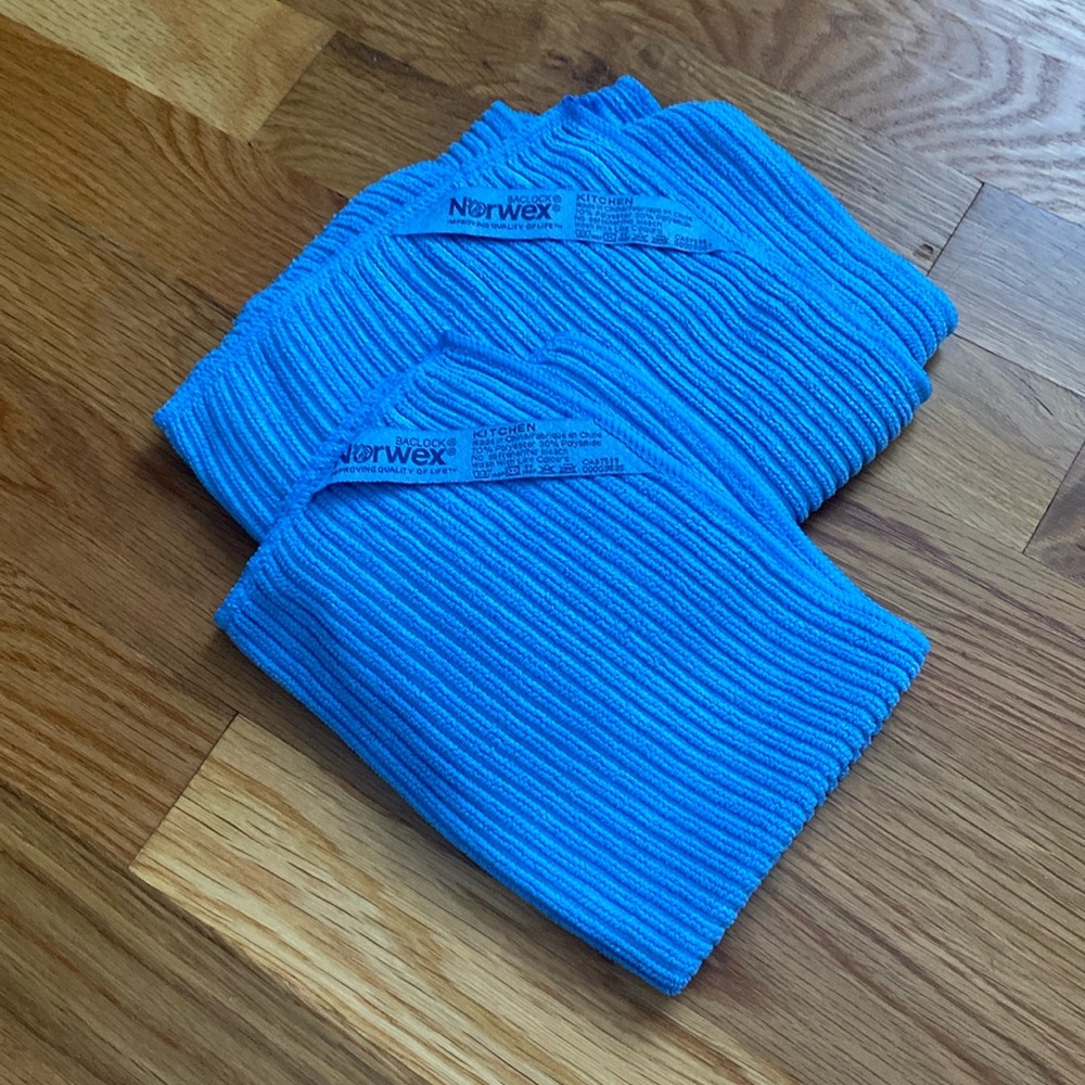 Norwex Kitchen Towel & Cloth Set ~ Blue